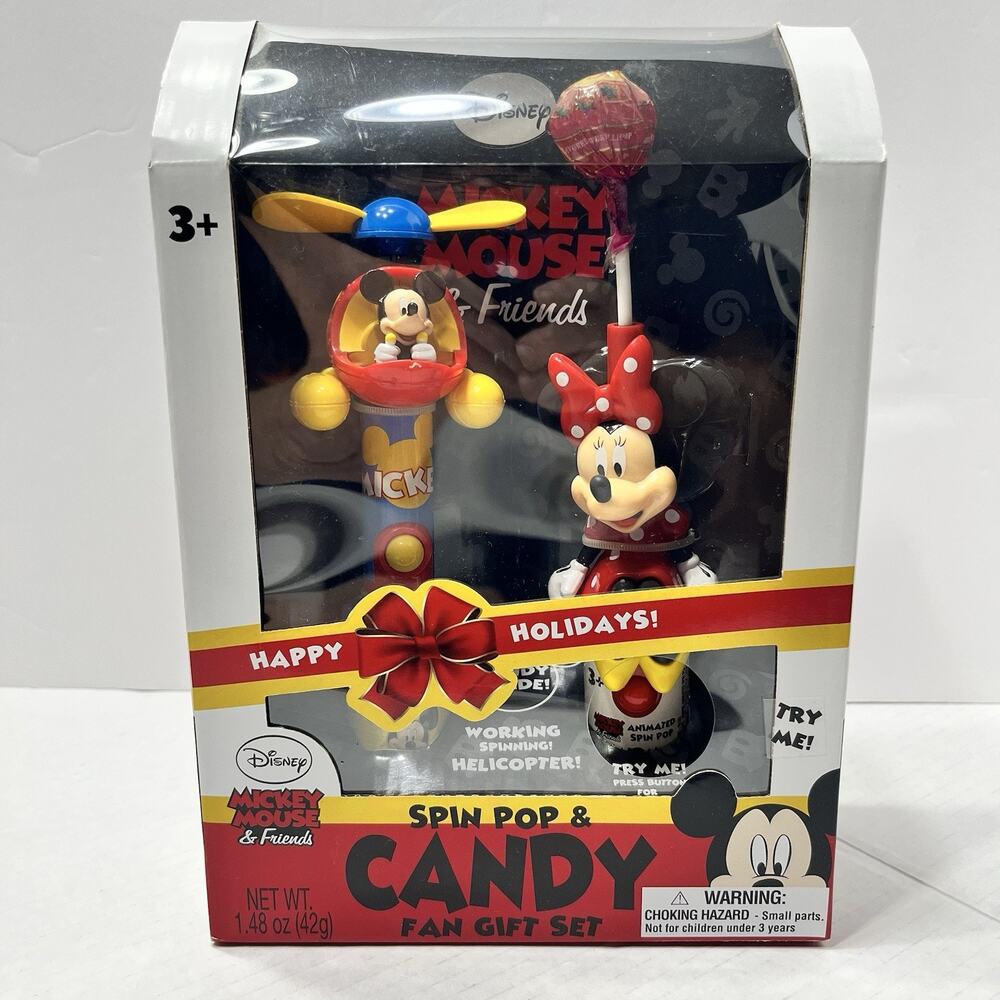 Disney Mickey Mouse & Friends Spin Pop & Candy Fan Gift Set